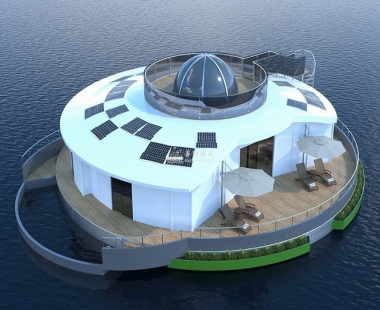 水上建筑丨模块化水上别墅方案交付客户